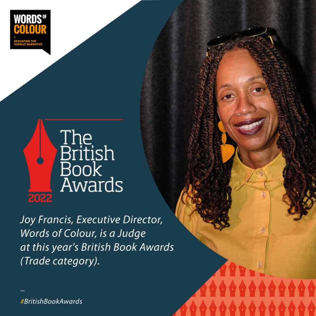 Joy Francis, 2022 Judge at the British Book Awards